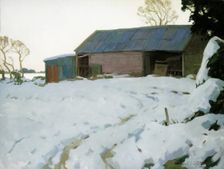 Mrs Middleton's shed, c1945. Creator: Archibald Frank Nicoll