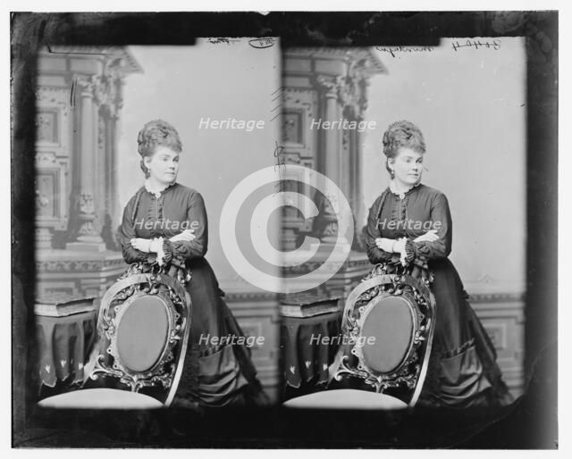 Mrs Montague, 1865-1880. Creator: Unknown.