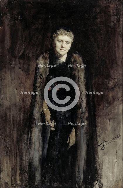 Mrs. Morewood, 1883. Creator: Anders Leonard Zorn.