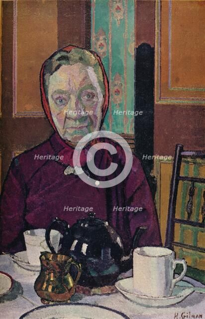 'Mrs Mounter at the Breakfast Table', 1916-17. Artist: Harold Gilman.