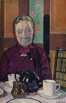 Mrs Mounter at the Breakfast Table 1916-17. Artist: Harold Gilman