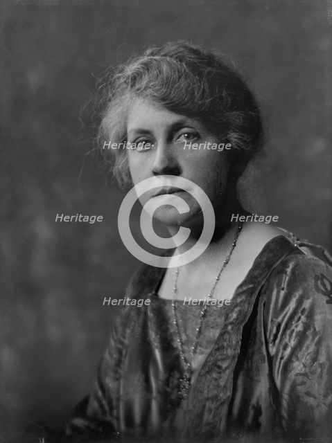 Mrs. N.G. Crane, portrait photograph, 1917 Dec. 17. Creator: Arnold Genthe.
