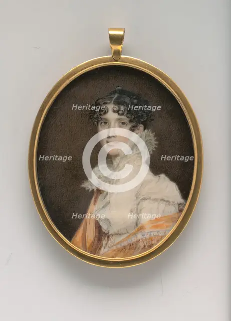Mrs. Nathaniel Chapman (Rebekah Biddle), ca. 1815. Creator: Benjamin Trott.