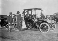 Mrs. Nicholas Longworth Sitting In Door of Auto; with Mrs. Taft, 1912. Creator: Harris & Ewing