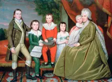 Mrs Noah Smith and Her Children 1798. Artist: Ralph Earl