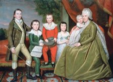 Mrs Noah Smith and Her Children 1798. Artist: Ralph Earl