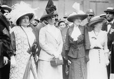 Mrs. Norman Mack, Mrs. Wm. Taft, Mrs. L.L. Francis, Mildred Aubrey, 1912. Creator: Bain News Service