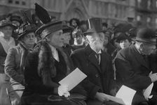 Mrs. Oscar Straus, Oscar Straus, 1915. Creator: Bain News Service