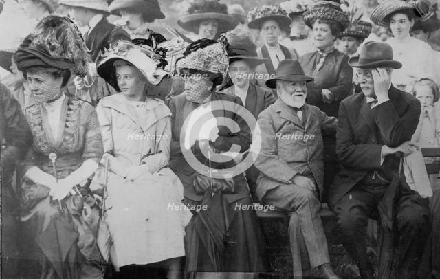 Mrs. A. Carnegie & Daughter; A. Carnegie, between c1910 and c1915. Creator: Bain News Service.