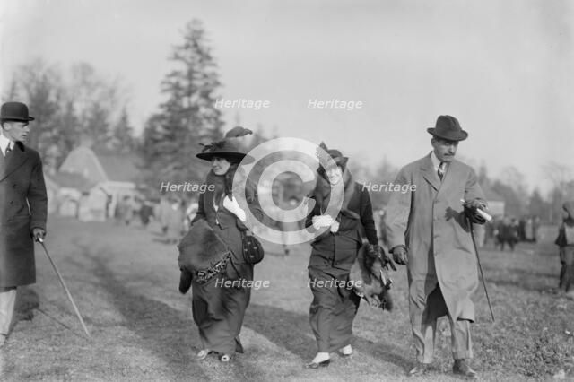 Mrs. A. Butler-Duncan; Miss Ruth Moller; Warcher Thompson, 1913. Creator: Bain News Service.