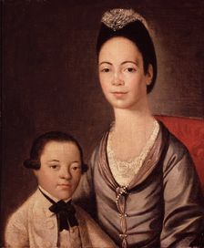 Mrs. Aaron Lopez and Her Son Joshua, between 1772 and 1773. Creator: Gilbert Stuart