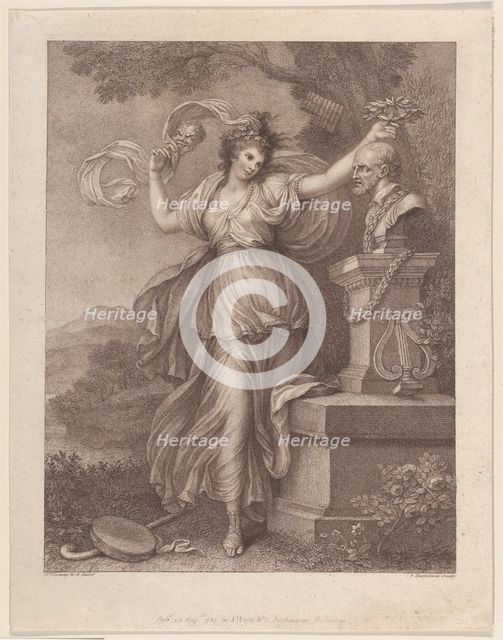 Mrs. Abington as Thalia, August 20, 1783. Creator: Francesco Bartolozzi.