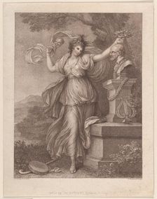Mrs. Abington as Thalia, August 20, 1783. Creator: Francesco Bartolozzi