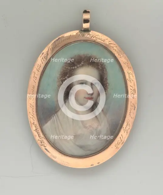 Mrs. Abijah Cheever (Elizabeth Scott), ca. 1795. Creator: Nathaniel Hancock.