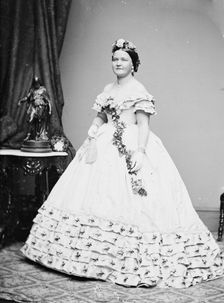 Mrs. Abraham Lincoln, between 1855 and 1865. Creator: Unknown
