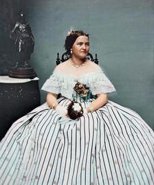 Mrs. Abraham Lincoln, between 1855 and 1865. Creator: Unknown