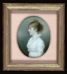 Mrs. Abraham Van Santvoort of New York, ca. 1805. Creator: Ezra Ames