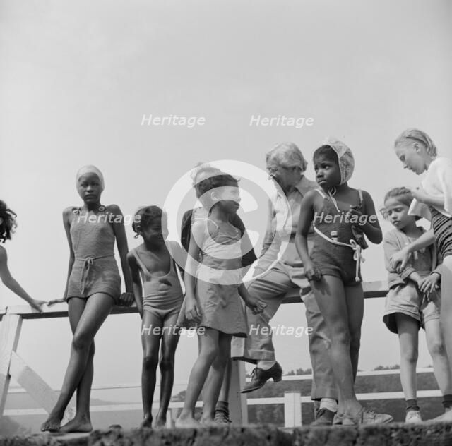 Mrs. Addie C. Cox, director, Camp Christmas Seals, Haverstraw, New York, 1943. Creator: Gordon Parks.