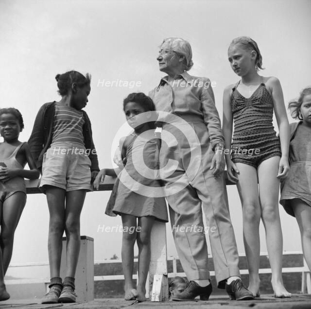 Mrs. Addie C. Cox, director, Camp Christmas Seals, Haverstraw, New York, 1943. Creator: Gordon Parks.