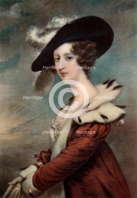 'Mrs Agar Ellis', 19th century (1910).Artist: Samuel William Reynolds