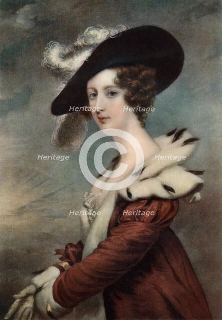 'Mrs Agar Ellis', 19th century (1910).Artist: Samuel William Reynolds