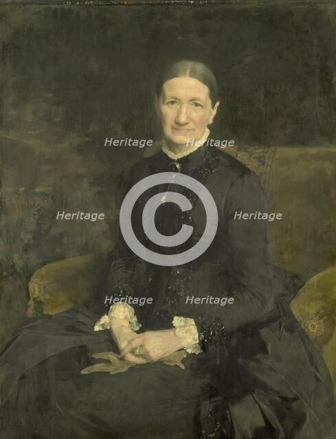 Mrs A.J. Zubli-Maschhaupt, 1887. Creator: Pieter de Josselin de Jong.