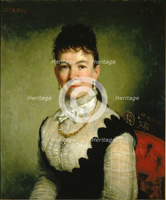 Mrs. Albert J. Myer (Catherine Walden), 1876. Creator: George Peter Alexander Healy.