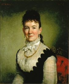 Mrs. Albert J. Myer (Catherine Walden), 1876. Creator: George Peter Alexander Healy