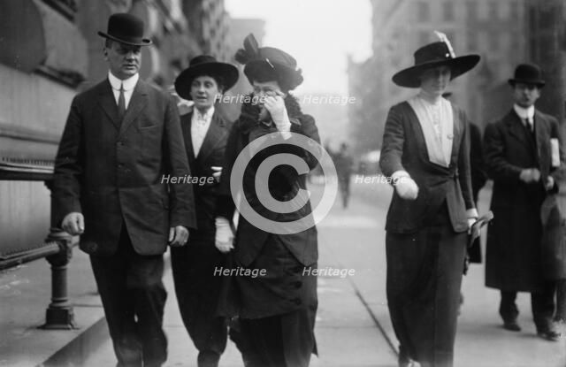Mrs. [Alva] Belmont at gunmen's trial, 1912. Creator: Bain News Service.
