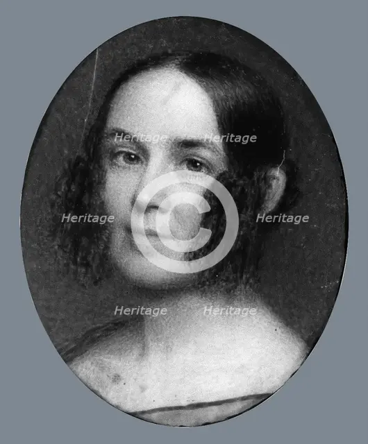 Mrs. Alvan Clark (Maria Pease), 1835-40. Creator: Alvan Clark.