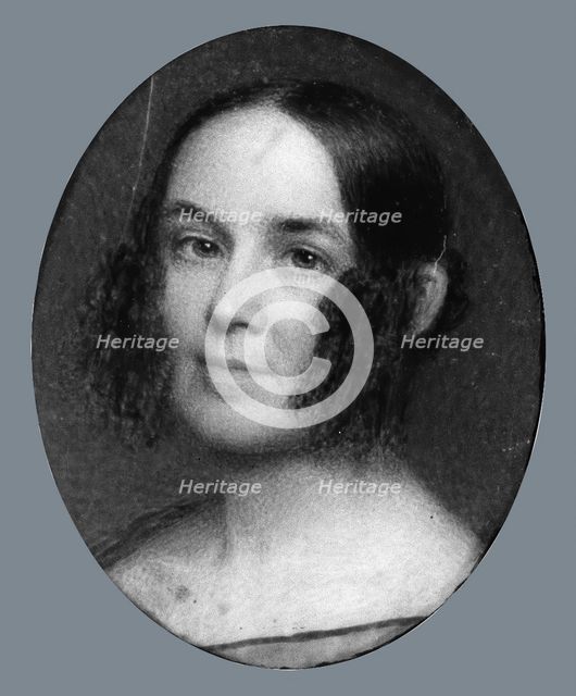 Mrs. Alvan Clark (Maria Pease), 1835-40. Creator: Alvan Clark.