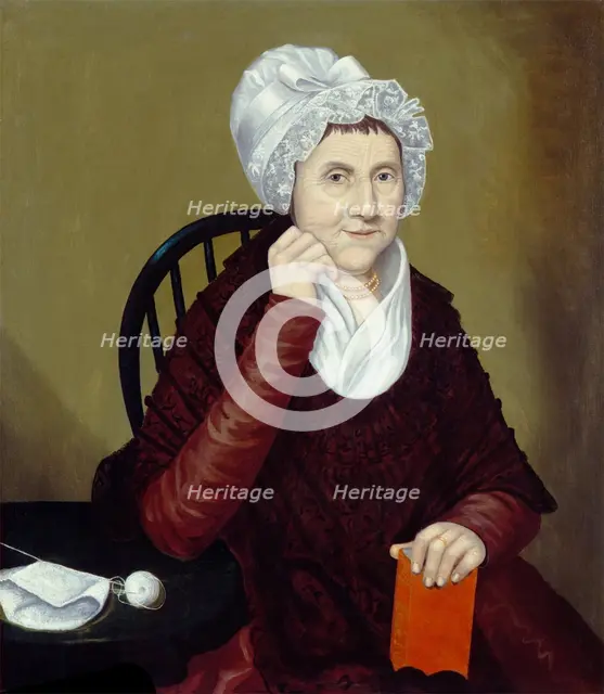 Mrs. Ammi Ruhamah Robbins, 1812. Creator: Reuben Moulthrop.