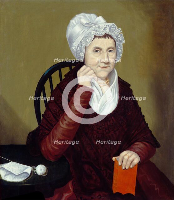 Mrs. Ammi Ruhamah Robbins, 1812. Creator: Reuben Moulthrop.