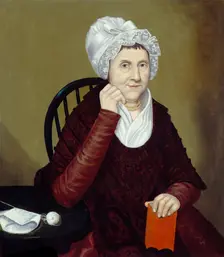 Mrs. Ammi Ruhamah Robbins, 1812. Creator: Reuben Moulthrop