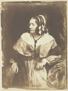 Mrs. Anna Brownell Jameson, 1844. Creators: David Octavius Hill, Robert Adamson, Hill & Adamson