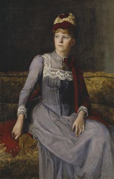 Mrs Anna Flensburg, 1887. Creator: Vilhelmina Carlson