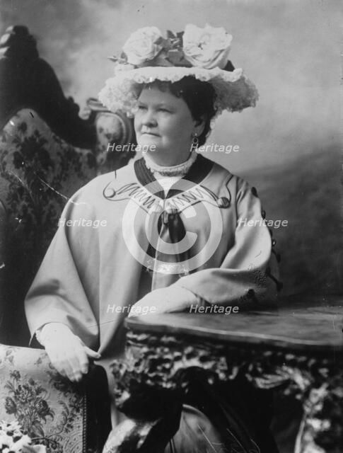Mrs. Anna O. Hagsteot seated, 1910. Creator: Bain News Service.