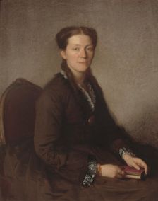 Mrs. Anna Wallenberg, 1838-1910, nee von Sydow, 1870. Creator: Uno Troili