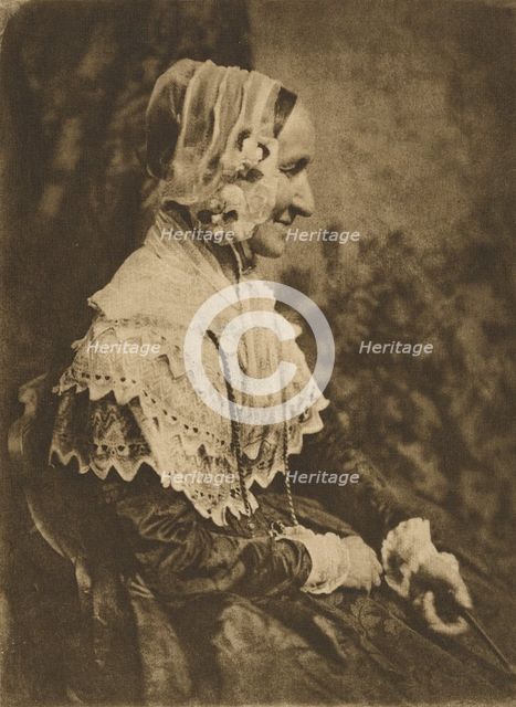 Mrs Anne (Palgrave) Rigby, 1880-1890. Creators: Hill & Adamson, James Craig Annan.