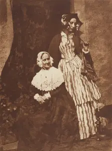 Mrs. Anne Rigby and Lady Elizabeth Eastlake, 1843/47, printed c. 1916. Creators: David Octavius Hill, Robert Adamson, Hill & Adamson