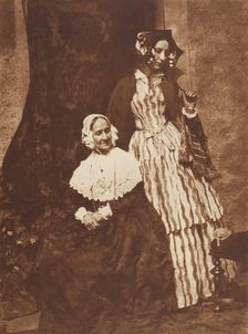 Mrs. Anne Rigby and Lady Elizabeth Eastlake, 1843/47, printed c. 1916. Creators: David Octavius Hill, Robert Adamson, Hill & Adamson
