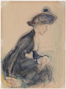 Mrs Anni Lagerborg, 1912. Creator: Magnus Enckell