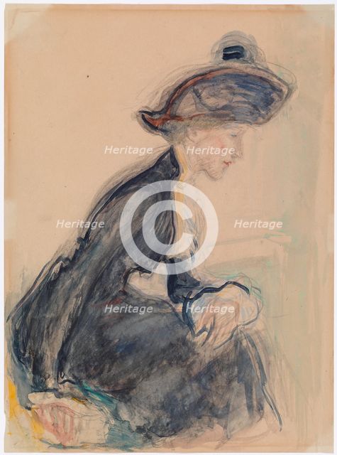 Mrs Anni Lagerborg, 1912. Creator: Magnus Enckell.