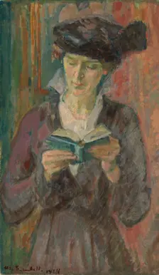 Mrs. Anni Lagerborg, 1914. Creator: Magnus Enckell