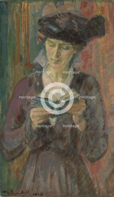 Mrs. Anni Lagerborg, 1914. Creator: Magnus Enckell.