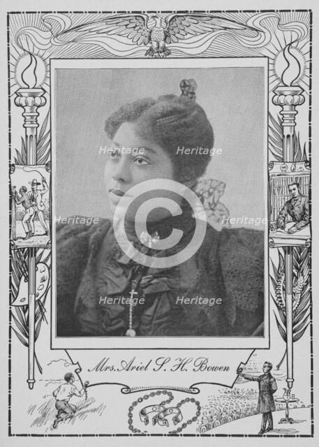 Mrs. Ariel S. H. Bowen [recto], 1902. Creator: Unknown.