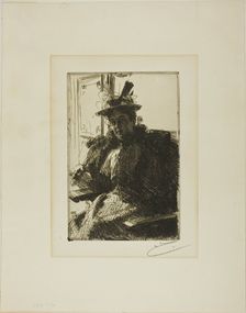 Mrs. Armour, 1894. Creator: Anders Leonard Zorn