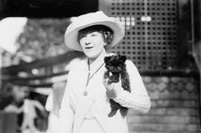 Mrs. Arthur Carrol and "Pom Pom", between c1910 and c1915. Creator: Bain News Service