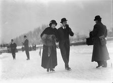 Mrs. Arthur Lewis Skating, 1912. Creator: Harris & Ewing