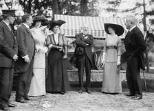Mrs. B. Cochran [i.e., Cockran], Mrs. Oscar Straus, Oscar Straus, Mrs. T. Roosevelt..., 1912. Creator: Bain News Service